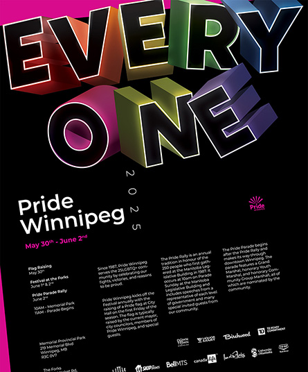Pride Winnipeg Poster Thumbnail.